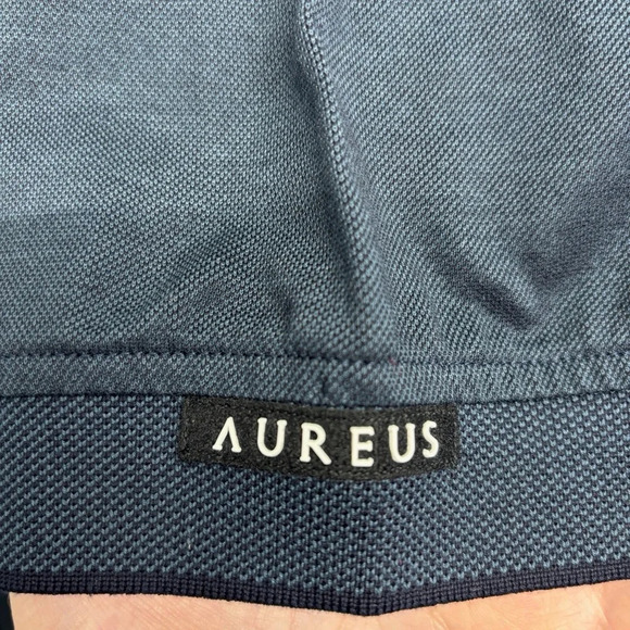 NWT Aureus Jasper Park Lodge Golf Club Bear Embroidered Polo Shirt XXL Navy Blue - Picture 6 of 8